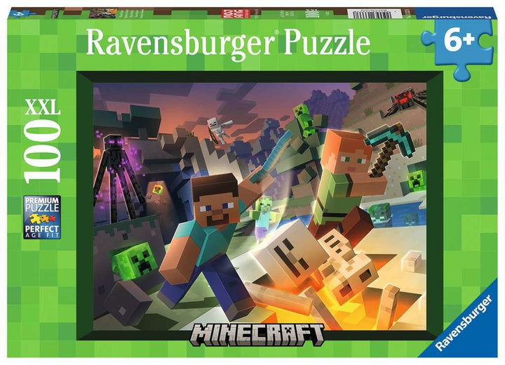 Ravensburger Monster Minecraft Jigsaw Puzzle 100pc