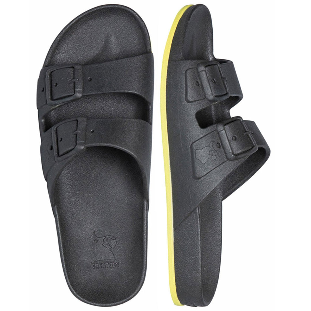 Cacatoes Brasilia - Carbone Yellow Fluo Scented Sandals - Kids/Teen FINAL SALE