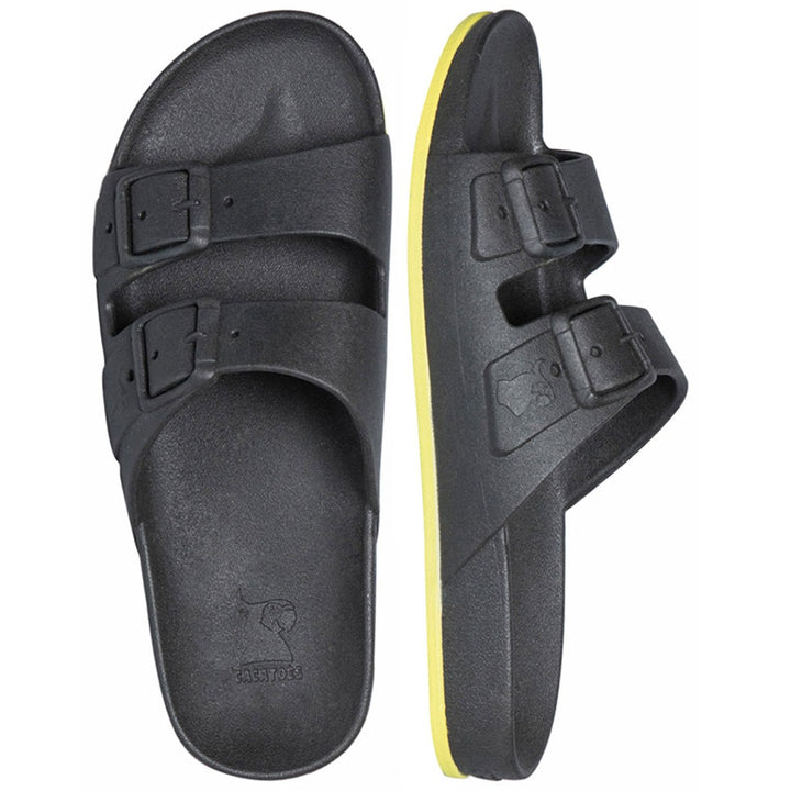 Cacatoes Brasilia - Carbone Yellow Fluo Scented Sandals - Kids/Teen FINAL SALE