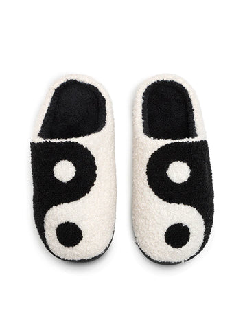 Living Royal Teen/Adult Slide Slippers: Ying Yang