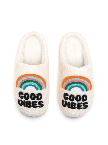 Living Royal Teen/Adult Slippers: Good Vibes
