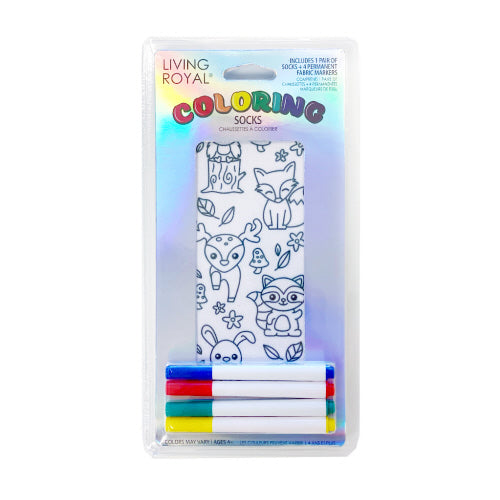 Living Royal Kid's Colour-in Socks Assorted Styles