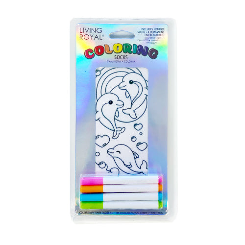 Living Royal Kid's Colour-in Socks Assorted Styles