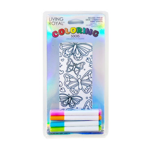 Living Royal Kid's Colour-in Socks Assorted Styles