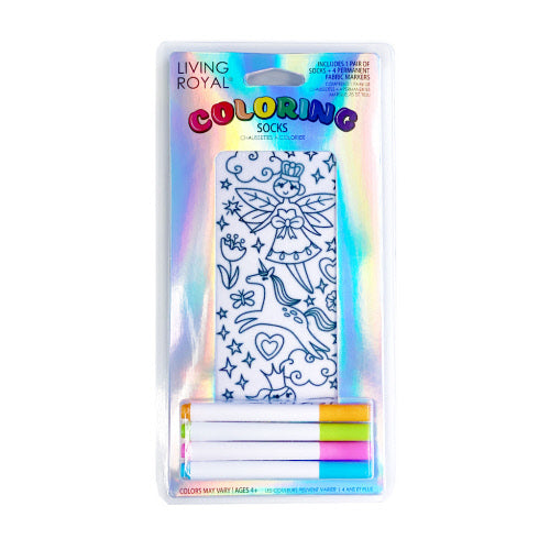 Living Royal Kid's Colour-in Socks Assorted Styles