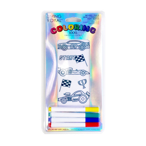 Living Royal Kid's Colour-in Socks Assorted Styles