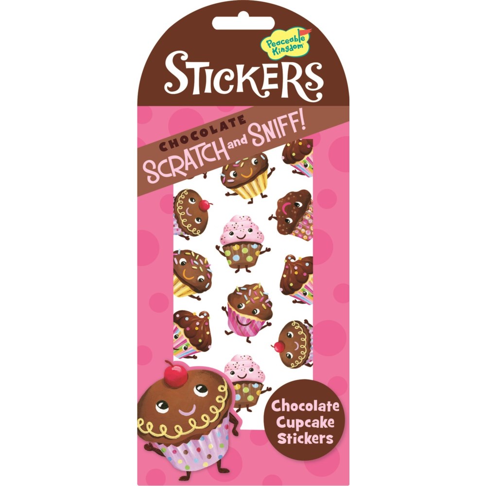 Scratch & Sniff Stickers Chocolate Cupcakes