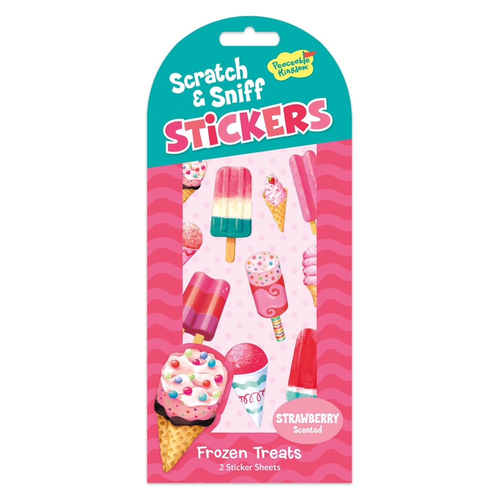 Scratch & Sniff Stickers Frozen Treats Strawberry Scented