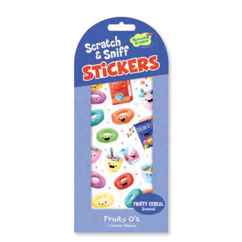 Scratch & Sniff Stickers Friuty O's Fruity Cereal Scented