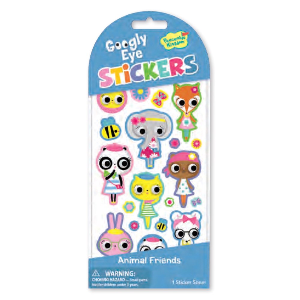 Googly Eye Stickers Animal Friends