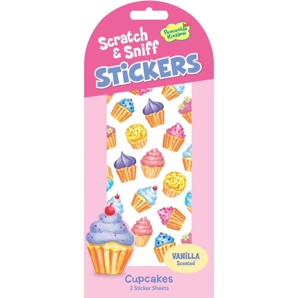 Scratch & Sniff Stickers Vanilla Cupcakes