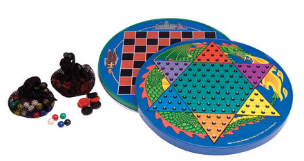 Tin Chinese Checkers & Checkers