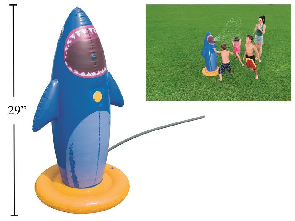 Inflatable Shark Sprinkler