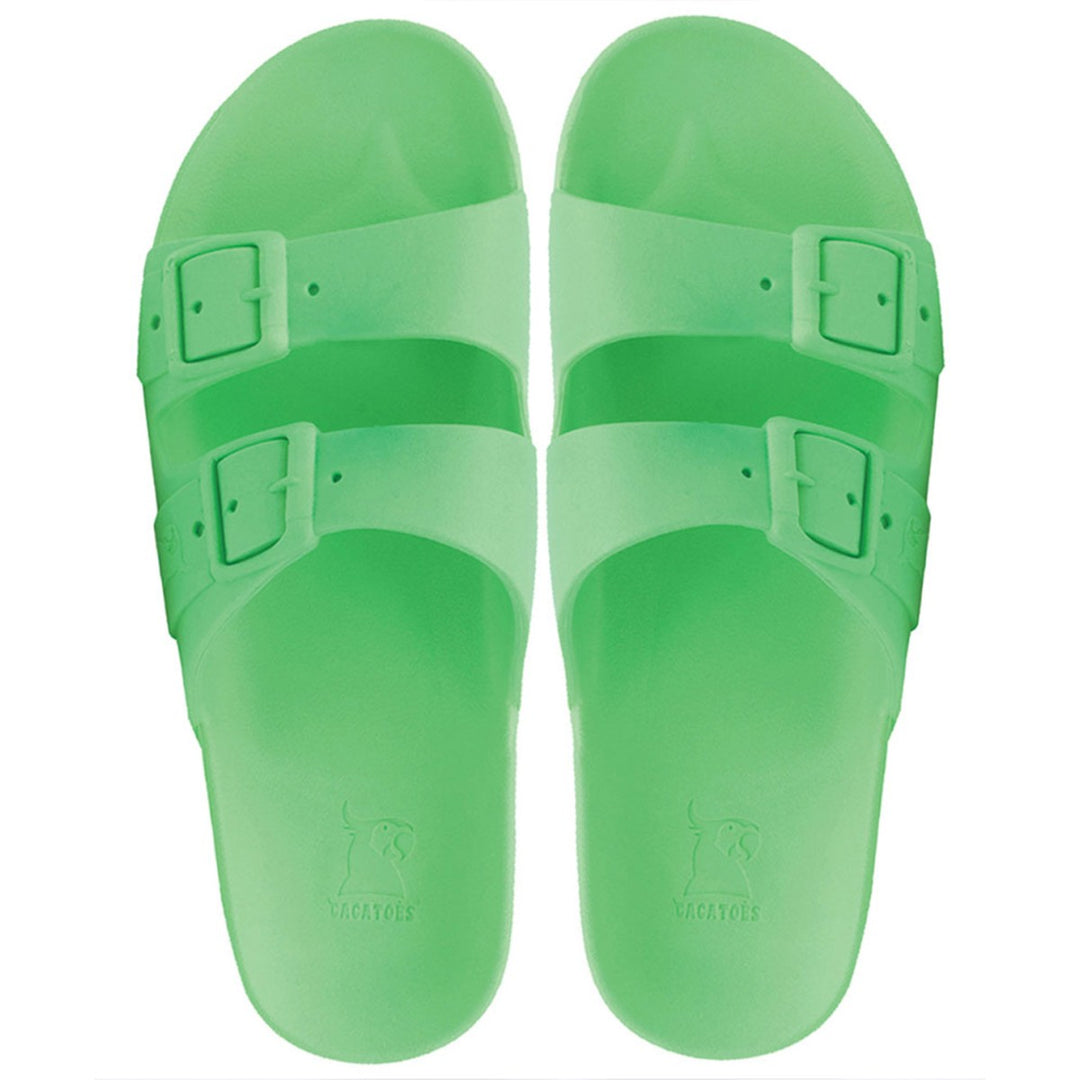 Cacatoes Bahia - Green Fluo Scented Sandals - Baby