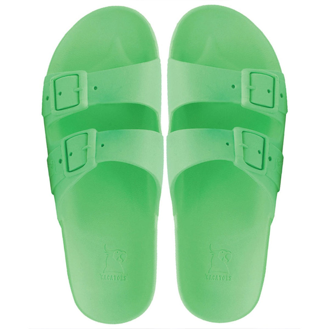Cacatoes Bahia - Green Fluo Scented Sandals - Baby FINAL SALE