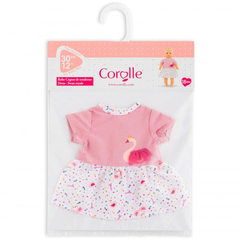 Corolle Dress - Swan Royal for 12-inch Baby Doll