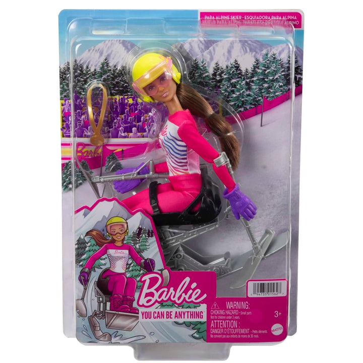 Barbie I Can Be Winter Sports Para Alpine Doll