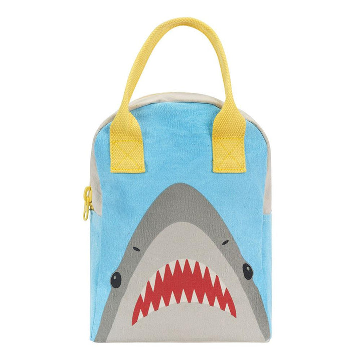 Fluf Shark Zipper Lunch Bag
